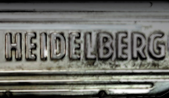 gaufrage presse Heidelberg